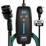Masterplug 10m Mode 2 EV Charging Cable with UK 3-Pin Plug – Free C&C