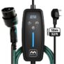 Masterplug 10m Mode 2 EV Charging Cable with UK 3-Pin Plug – Free C&C