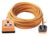 Masterplug Heavy Duty Single Socket Extension Lead, 5 Metres, Orange