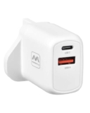 Masterplug Super-Fast USB Charging Plug with USB A and USB C