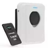 Masterplug Type 2 7.4kW EV Charger, white