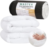 Mastex Mattress Topper Kingsize Bed – 5 CM Thick, Quilted, Extra Deep, Super Fluffy & Breathable – Strong Elastic Bands, Fits Up to 40 CM – Premium Hollowfiber Filling