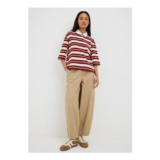 Matalan Cream Stripe Rugby Shirt – Medium