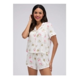 Matcha Modal Short Pyjama Set – Ivory Mix