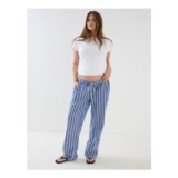 Maternity Pure Cotton Striped Trousers