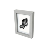 Matt Grey Pine Effect Plain Single Picture Frame (H)20.6cm X (W)15.6cm