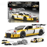 Mattel Brick Shop Hot Wheels Elite Series Building Set Audi R8 LMS