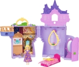 Mattel Disney Princess Toys, Rapunzel Storytime Stackers Doll House Tower with Rapunzel Small Doll, 1 Pascal Figure & 7 Accessories, Inspired by Movie, JDP61