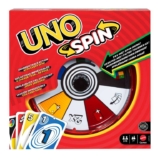 Mattel Games UNO Spin Card Game, Ages 7, 2-10 Players