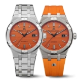 Maurice Lacroix Mens Watch 42mm Aikon Automatic Orange