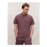 Mauve Studio Edit Supima Textured Polo