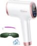 Max 21J Laser Hair Removal Device with Ice Cooling 9 Levels, Light Rosa IPL Hair Removal with Painless Skin Cooling Tech at Home, 999,900 Flashes Lzser Hair Remover for Women Bikini Line Leg Body
