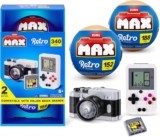 Max Build More Premium Retro Series 2 2 Pack (Camera & Handheld Game Console) by ZURU Novelty Unboxing Toy & Building Brick Collectible Minis with up to 188 Pieces