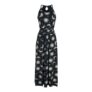 Maxi Dress with Sun, Moon and Stars Maxi Dress Black by Gothicana by EMP