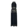 Maxi-Dress with Sun, Moon and Stars Print Maxi Dress Black by Gothicana by EMP