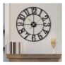 Maxstar 50cm round Wall Clock, Battery-Operated, Silent, Analog,