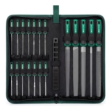Maxtonne 19-Piece Metal File Set with Ergonomic Thick Handle