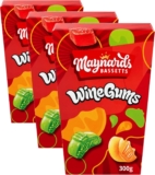 Maynards Bassetts Wine Gums, Bursting with Fruity Flavours, Sharing Pack, 350g (Pack of 3)