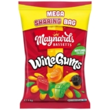 Maynards Bassetts Wine Gums, Mega Sharing Bag, Sweet Treat, 1kg ( £5.15 – £5.75 with s&s )
