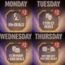 McDonalds app daily deals: Mon 99p item, Tue 2 for £2, Wed £1.99 Main Side, Thu BOGOF, Fri-Sun & bank hol 20% off (bank hol min £20)