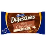 McVities Digestives Milk chocolate slices 5 pack Multipack.