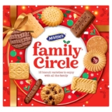 McVities Family Circle Biscuit Assortment, Festive Selection Box, 400 g