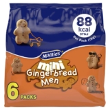 McVities Mini Gingerbread Men, 19 g (Pack of 6)
