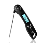 Meat Thermometer, 3s Instant Read Food Thermometer-Backlit LCD
