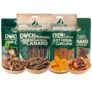 MeatyWay Duck & Fruit/Veg Wrapped Dog Treats Dried Mackerel 350g (Pack of 4) High Protein, Low Fat (W/coupon)