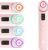 Medicube Age-R Booster Pro Pink 6-in-1 Real Glass Annealing Device Glass Skin with Improved Absorption, Shine, Elasticity, Pore Care LED Skin Care Device Korean