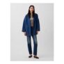 Medium Wash Oversized Denim Car Coat