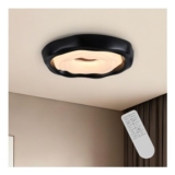 Meibeileil Modern LED Ceiling Light, round Flush Mount, Dimmable Remote