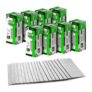 Meite 18-Gauge Brad Nails, 50mm, Galvanised, 40,000-Count