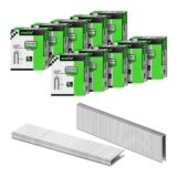 Meite 18G Narrow Crown Staples 90/25 Mm, Galvanized, 32,000pcs