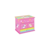 Mele Unicorn Jewellery Box with 3 Drawers