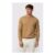 Melka Camel Zip Knit Polo
