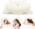 Memory Foam Pillow – Cervical Pillows for Neck and Shoulder, Ergonomic Neck Support Pillow with Washable Cooling Ice Silk Cover for Side Back Stomach Sleepers, Beige