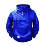Mens 1/4 Zip Fleece Hoodie Thermal Sweatshirt