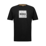 Mens BOSS ORANGE Short Sleeve T-Shirt with Contemporary Stitched Logo