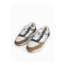Mens Cream Contrast Panel Jogger Trainers 9, 10, 11