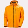 Mens Crew Hooded Sailing Jacket 2.0 Ignite orange Sizes available: M & L