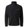 Mens Dare2b Camber Full Zip Borg Fleece w/ 3 Zipped Pockets – Sizes M – 3XL – Black / Beige