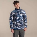 Mens Dewlish II Overhead Fleece Ecru Print