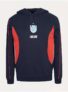 Mens England 3 Lions Navy Piped Side Panel Hoodie, Sizes S-4XL Free C&C