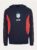 Mens England 3 Lions Navy Piped Side Panel Hoodie, Sizes S-4XL Free C&C