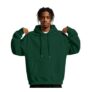 Mens Fleece Hoodie – Oversized Pullover with Pocket, Drawstring