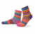 Mens Grey & Black Floral Print Ankle Socks