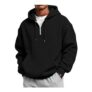 Mens Half Zip Pullover Hoodie