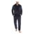Mens Hoodie Fleece Pajama Set with Navy XL