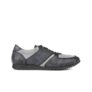 Mens Lace-up Leather & Suede Trainer